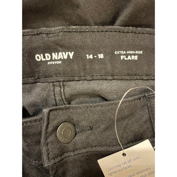 Old Navy‎ Extra High Rise Flare Jeans - Picture 5 of 6